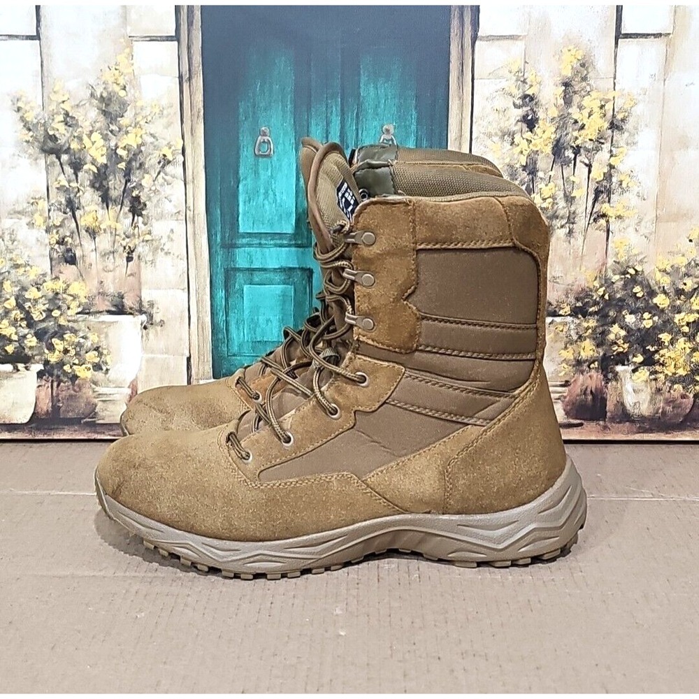 Interceptor Combat Boots Suede Mens 12 Tan Brown Coyote Tactical Hiking Adult